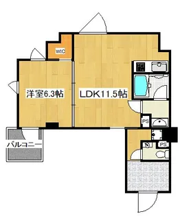 神奈川県川崎市多摩区登戸【マンション】の間取り
