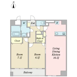 エリタージュ【8階】の間取り