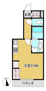 コトーラヴァン【1階】の間取り