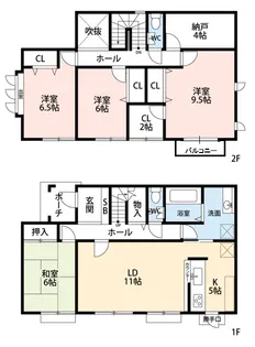 兵庫県神戸市東灘区御影郡家2【一戸建】の間取り