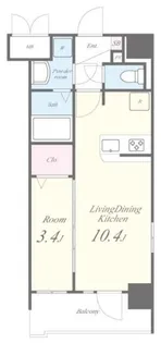 クラシィコート【2階】の間取り