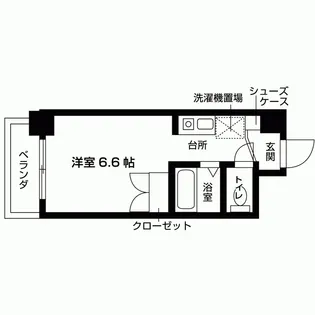 エンデバー武庫之荘II【2階】の間取り