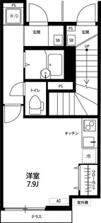 リブリ・カーサ品川南【1階】の間取り