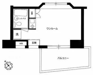 メインステージ川崎駅前【1階】の間取り