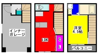 アンジュール琴平【3階】の間取り