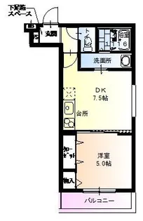 フジパレス河内花園【2階】の間取り