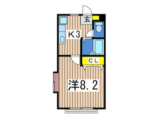 ヴィラ・グレイス【1階】の間取り