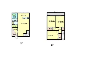 カシータ緑町 Cの間取り