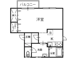 サニーハイツヤサワB【2階】の間取り