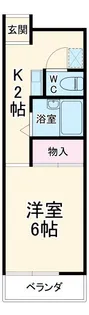 大島マンション廿軒家【2階】の間取り