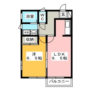 ガーデンハイムK【2階】の間取り