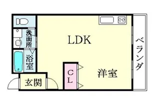 FOREST山崎/1F【1階】の間取り