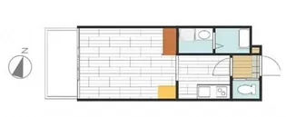 コンダクトレジデンスDAIDOU【3階】の間取り