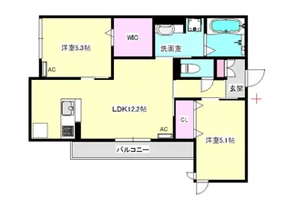 仮)D-room海老江7丁目【3階】の間取り