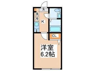 アザーレ・レーヴ淵野辺【1階】の間取り