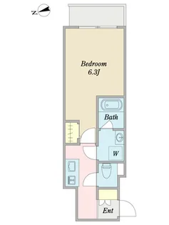 PREMIUM CUBE G 白金台【3階】の間取り