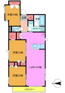 Maison Fels【2階】の間取り