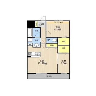 LIBTH大津【3階】の間取り