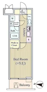 ALIVIO西麻布【8階】の間取り