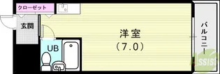 ベルウエスト【4階】の間取り