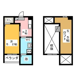charmant【1階】の間取り