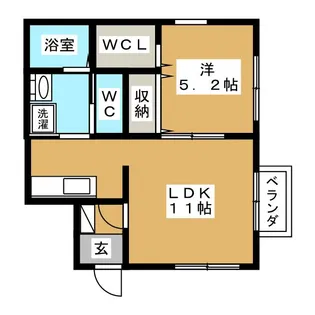 fons【2階】の間取り