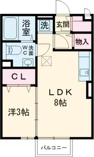 エトワール並木【1階】の間取り
