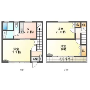 Maison平成【1階】の間取り
