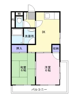 瀬川ビル【2階】の間取り