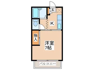 ハイブリッチハイツ【2階】の間取り