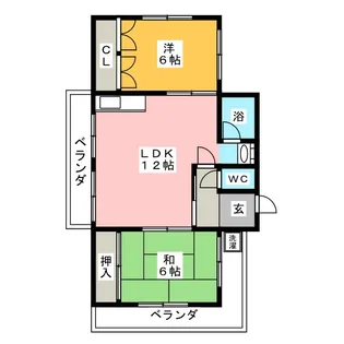 コーポ本山【3階】の間取り