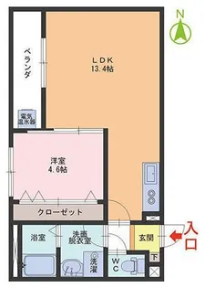 トリプル・エイト【3階】の間取り