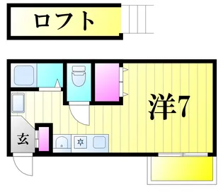 ブルーレジデンス【2階】の間取り