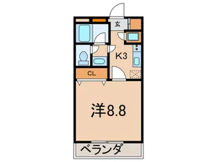 レグルス久地【4階】の間取り