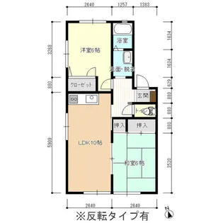 CREATE73 1・2・3番館【1階】の間取り