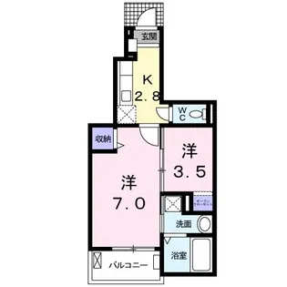 カレント【1階】の間取り