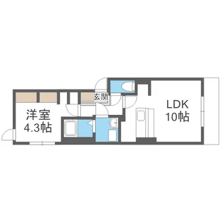 仮)ヴェルデオーロ住吉【2階】の間取り