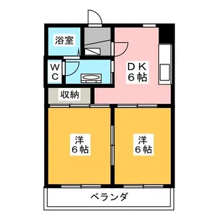 フェリース鈴木【3階】の間取り