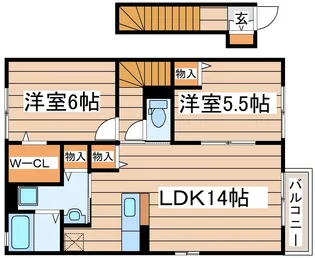 Lupinus【2階】の間取り