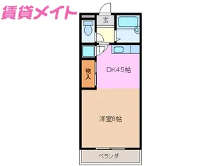 MMハイツNO.1【2階】の間取り