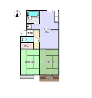 グランドタウン【1階】の間取り