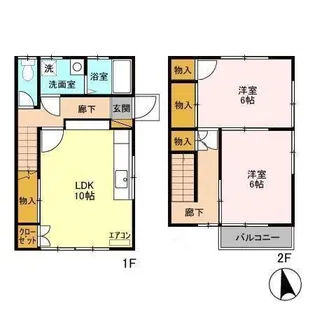 ドリームハイツスズキ3の間取り