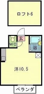 ハイツ翼II【2階】の間取り