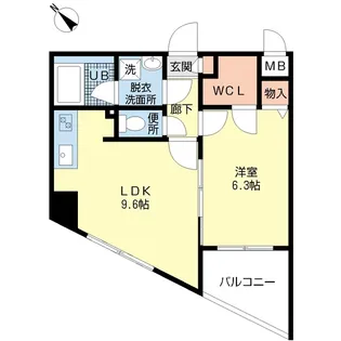 ECLAIR【5階】の間取り