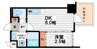 セレニテ天満橋アリア【4階】の間取り