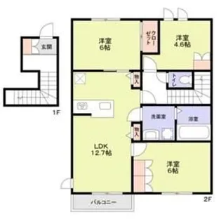 Fore Tuna【2階】の間取り