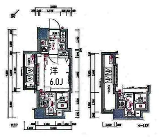 リヴシティ横濱関内【3階】の間取り