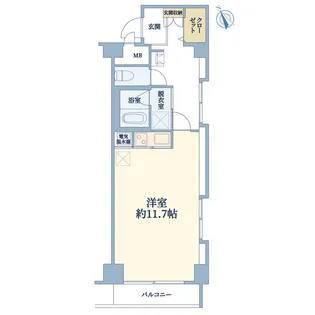 朝日神保町プラザ【14階】の間取り