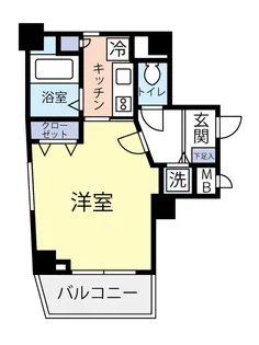 グリフィン・南蒲田アクトシティ【2階】の間取り