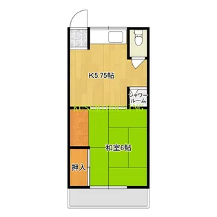 中村荘【2階】の間取り